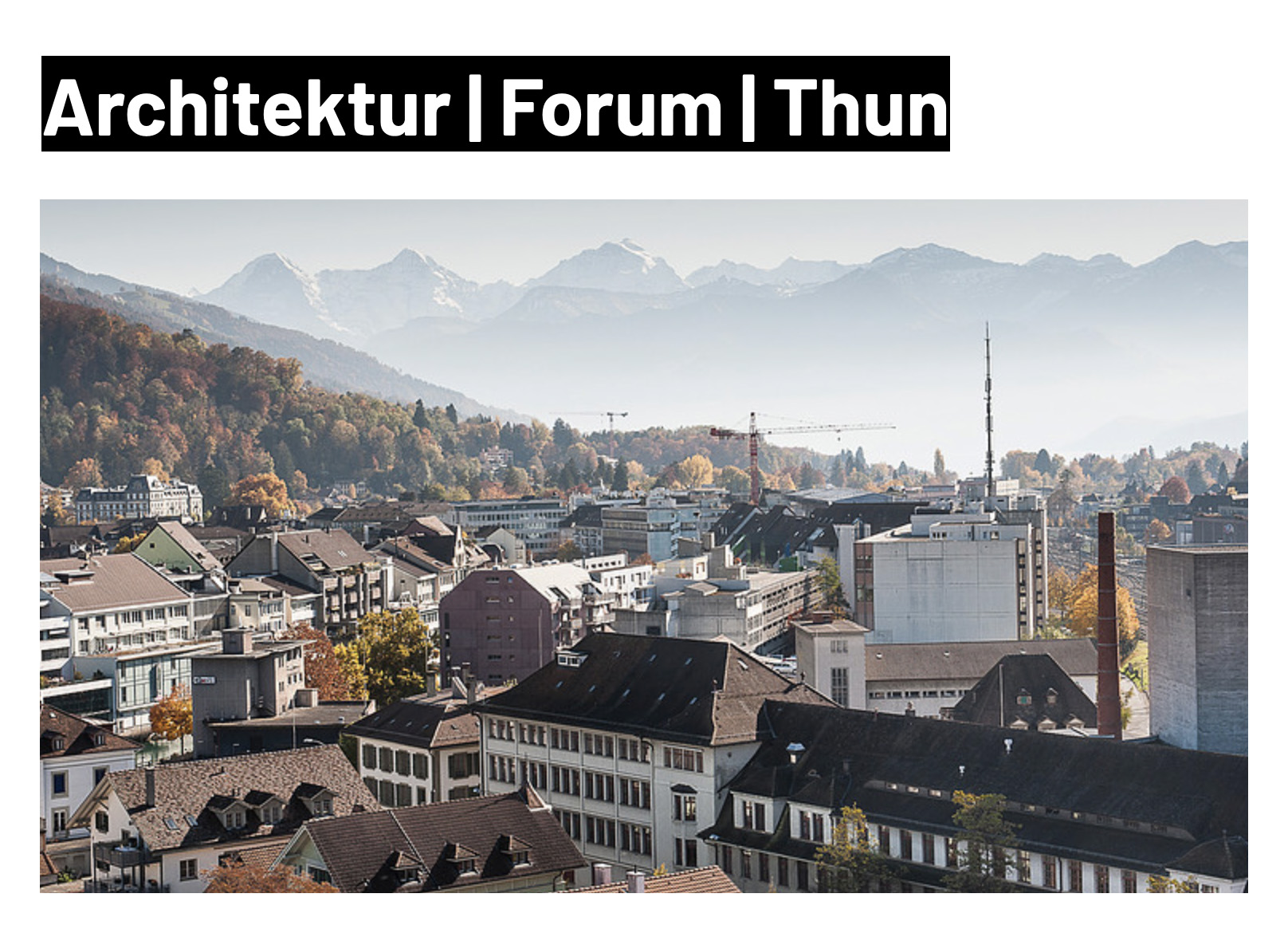 Architekturforum Thun